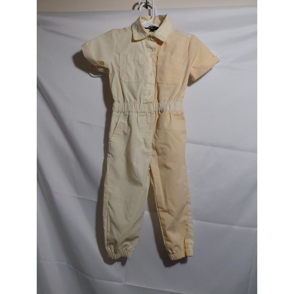 Girls Brand Girls Two Tone Yellow Body Suit Size 18M